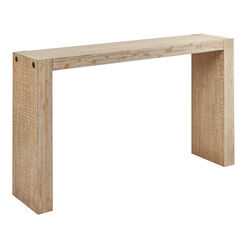 Vince Distressed Wood Console Table