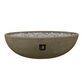 Riverside Oval Faux Stone Bowl Gas Fire Pit image number 3