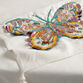 Oatmeal Embroidered Butterfly Beaded Table Runner image number 1
