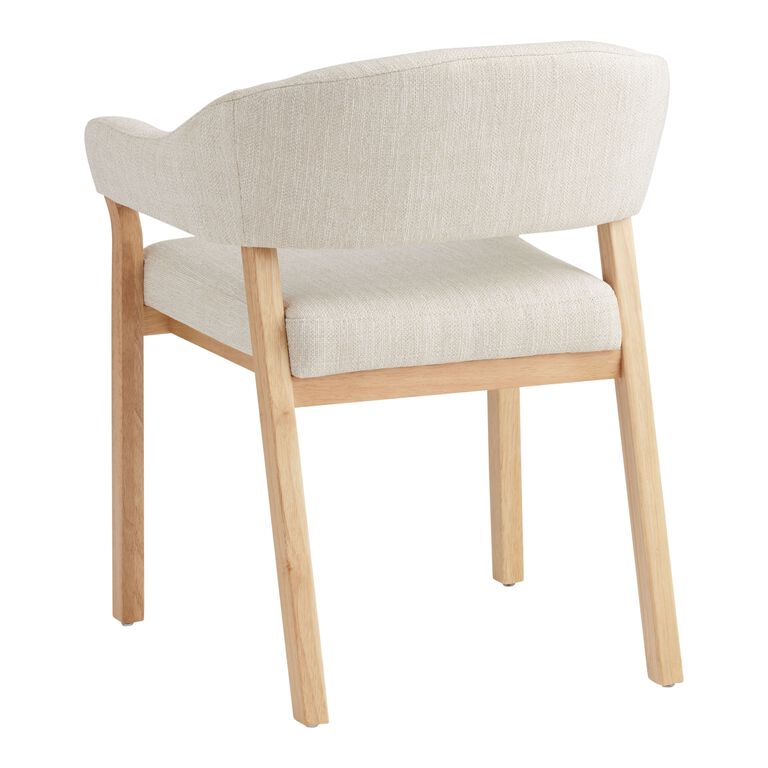 Dyanna Porcelain Upholstered Dining Chair Set of 2 image number 4