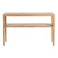 Indio Whitewash Reclaimed Pine Console Table with Shelf image number 1