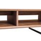 Emilio Wood and Metal Coffee Table with Shelves image number 5