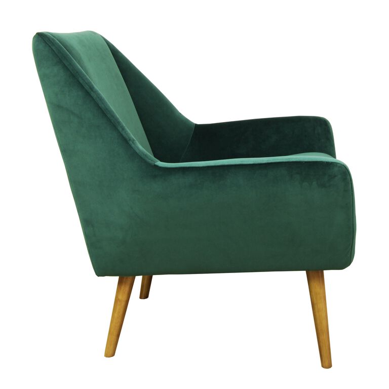 Austin Emerald Green Upholstered Chair image number 4