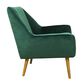 Austin Emerald Green Upholstered Chair image number 3