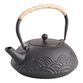 Cast Iron Wave Teapot with Fiber Wrapped Handle image number 0