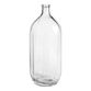 Tall Clear Glass Faceted Jug Vase image number 0
