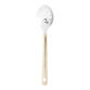 Two Tone Hammered Stainless Steel Slotted Spoon image number 0