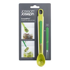 Joseph Joseph Scoop & Pick 2 Piece Olive Spoon and Fork Set