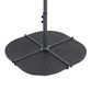 Black Cantilever Patio Umbrella Weight Base image number 1