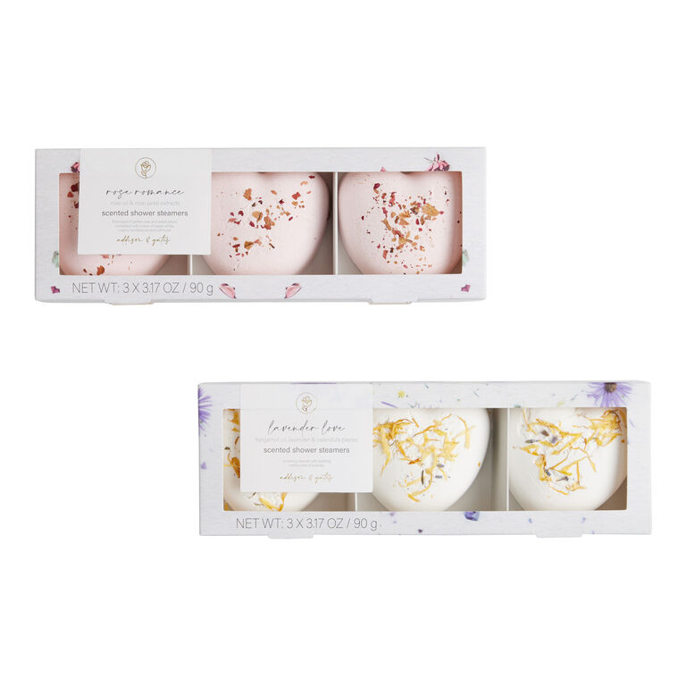 A&G Heart Shaped Shower Steamers Gift Set 3 Count image number 1