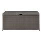 Pinamar Gray All Weather Wicker Outdoor Storage Chest image number 1