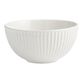 White Whittle Ribbed Cereal Bowl