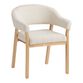 Dyanna Porcelain Upholstered Dining Chair Set of 2 image number 0
