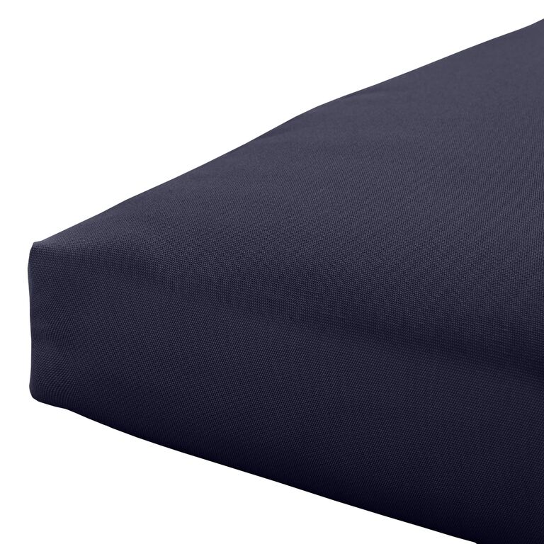 Sunbrella Navy Canvas Outdoor Chaise Lounge Cushion image number 2