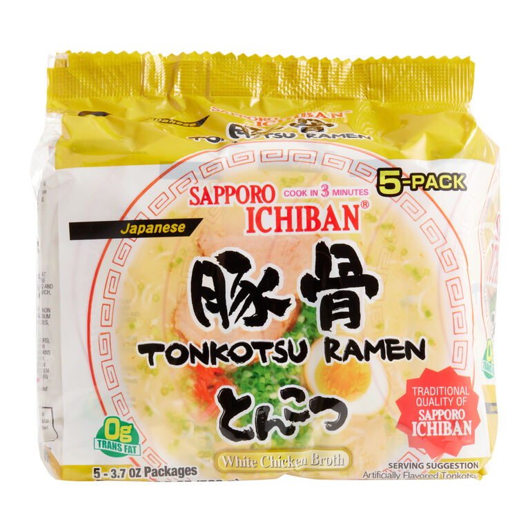 Sapporo Ichiban Tonkotsu Ramen Noodle Soup 5 Pack image number 1