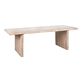 Tyne Aged White Reclaimed Pine Dining Table image number 0
