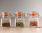 Kilner Square Glass Clip Top Spice Jar 12 Pack image number 2