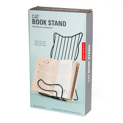 Kikkerland Carbon Steel Cat Figural Cookbook Stand