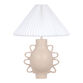 Portia Faux Stone Looped Pleated Shade Table Lamp image number 0