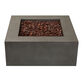 Baltic Square Glacier Gray Faux Stone Gas Fire Pit Table image number 2