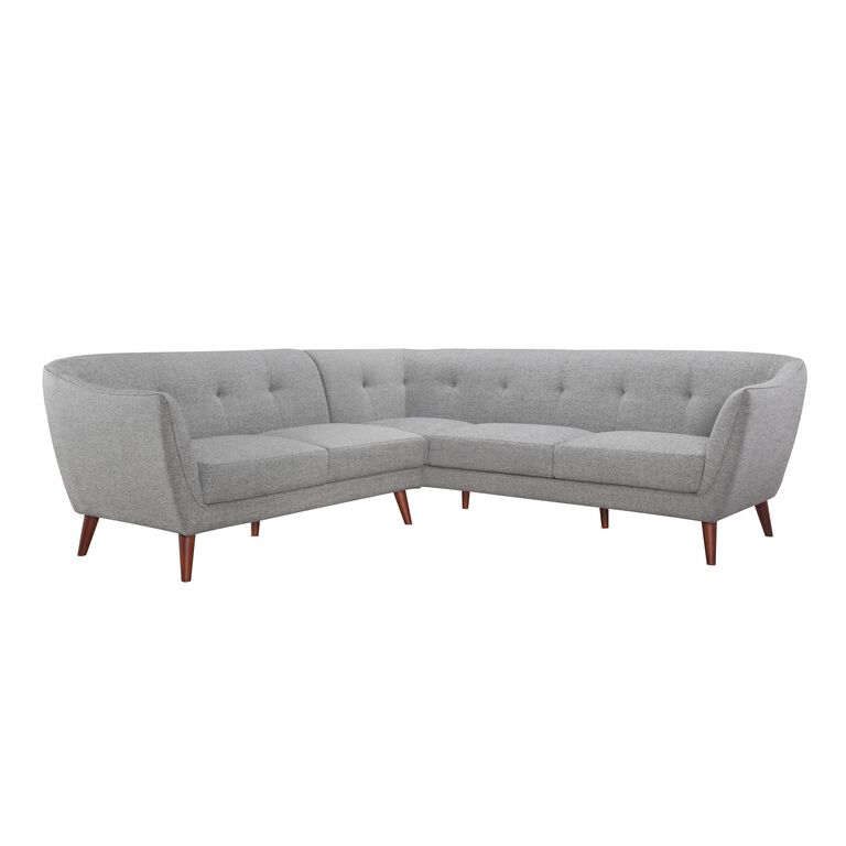 Nelson Mid Century 2 Piece Sectional Sofa image number 1