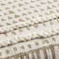 Taupe And Ivory Geo Stripe Throw Pillow image number 3