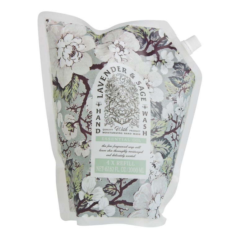 A&G Elegant Autumn Lavender & Sage Liquid Hand Soap Refill image number 1