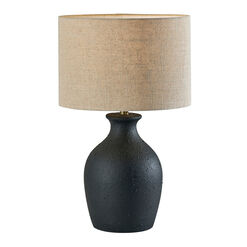Bazely Textured Ceramic Jug Table Lamp