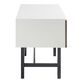 Lou Black And White Wood Desk With Storage image number 3