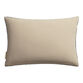 Black and Ivory Abstract Lines Lumbar Pillow image number 2