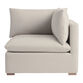 Weston Sand Pillow Top Modular Sectional Corner End Chair image number 4