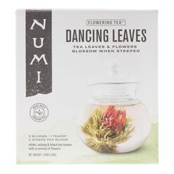 Numi Dancing Leaves Flowering Tea and Glass Teapot Set