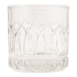Elliot Pressed Diamond Double Old Fashioned Glass