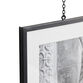 Asher Black Metal Wall Frame With Chain and Mat image number 2