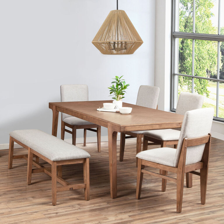 Brenden Pine Dining Table image number 2