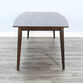 Val Wood Boat Shaped Mid Century Dining Table image number 3