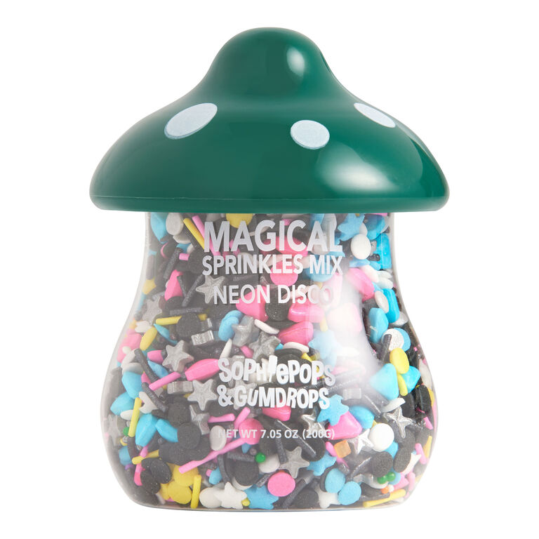 Green Mushroom Neon Disco Magical Sprinkles Mix image number 1