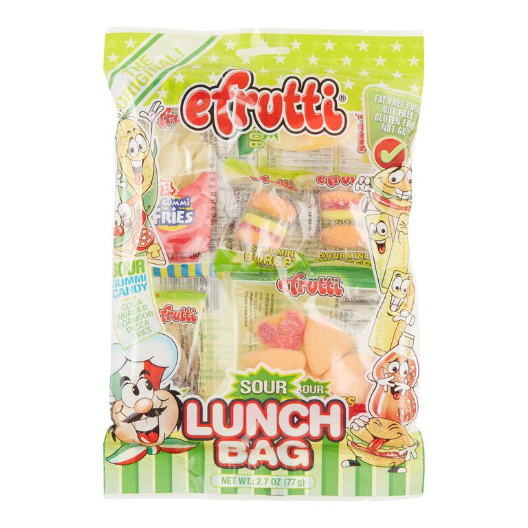 Efrutti Sour Lunch Bag Gummy Candy image number 1