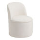 Mirah Round Upholstered Swivel Dining Chair image number 0