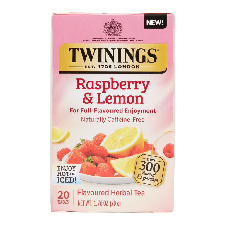 Twinings Raspberry And Lemon Herbal Tea 20 Count image number 1