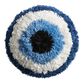 Round Tufted Evil Eye Indoor Outdoor Throw Pillow image number 0