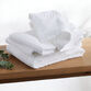 White Sculpted Arches Hand Towel image number 1