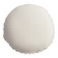 Round Ivory Tufted Sun Face Indoor Outdoor Throw Pillow image number 2