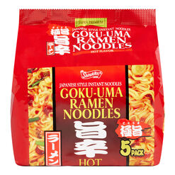 Shirakiku Goku-Uma Hot Instant Ramen Noodle Soup 5 Pack