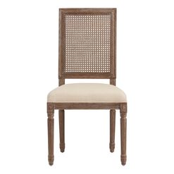 Paige Square Cane Back Upholstered Dining Chair Set Of 2