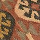Multicolor Wool Kilim Upholstered Bench image number 5