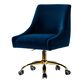 Alton Velvet Upholstered Office Chair image number 0