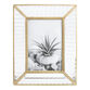 Fluted Glass and Antique Brass Frame image number 0