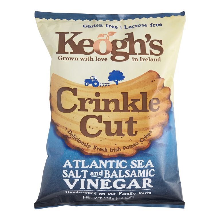 Keogh's Atlantic Sea Salt and Balsamic Vinegar Crinkle Chips image number 1