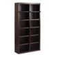 Augustus Roasted Cocoa Wood Library Shelving Collection image number 1